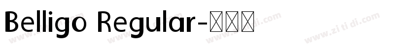 Belligo Regular字体转换